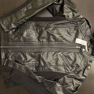 Maurices Black Faux Leather Jacket